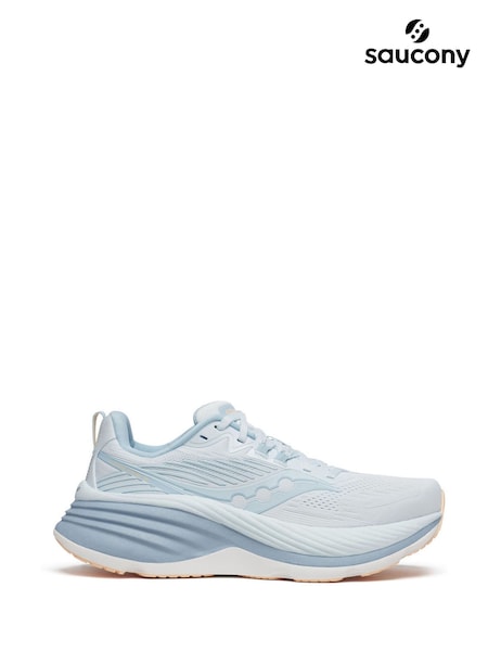 Saucony Womens Light Blue Hurricane 24 Trainers (AM8468) | €236