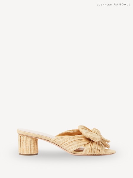 Loeffler Randall Emilia Pleated Knot Mules (AM8483) | ‏1,747 د.إ.‏