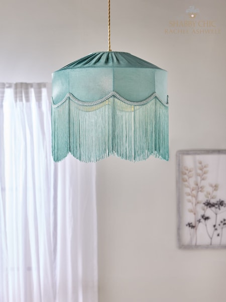 Shabby Chic by Rachel Ashwell® Teal Blue Priscilla Shade (AM8561) | €81