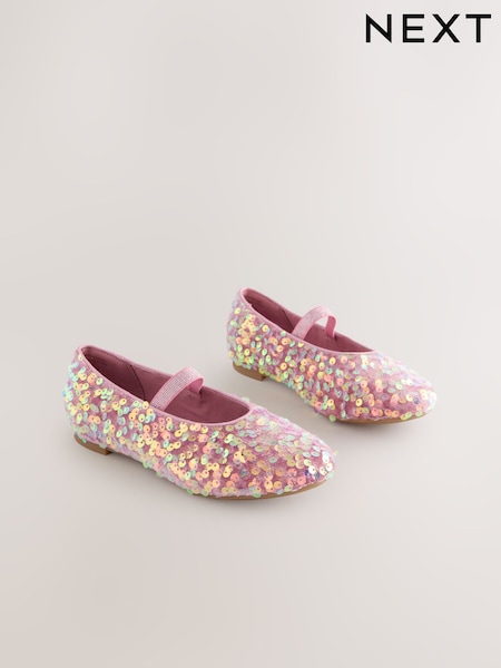 Pink Sequin Ballet Shoes (AM8567) | SGD 37 - SGD 51