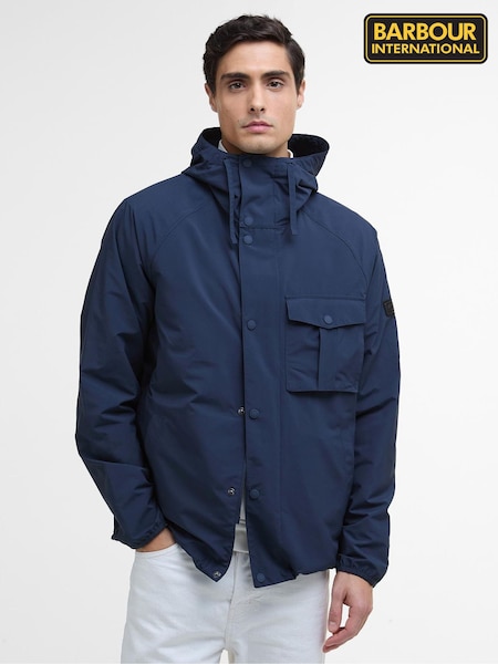 Barbour® International Blue Ashkirk Showerproof Jacket (AM8746) | ₪850