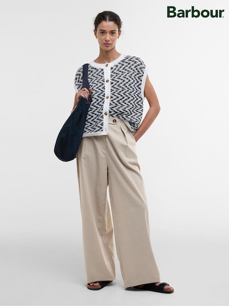 Barbour® Natural Lucy Pleated Trousers (AM8755) | €114