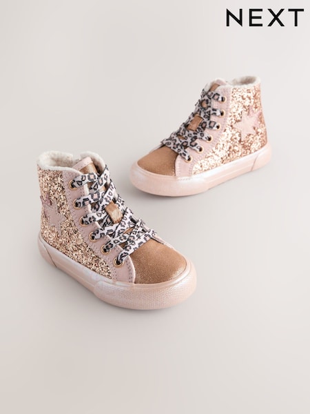 Gold Standard Fit (F) Star High Top Trainers (AM8824) | AED122 - AED132
