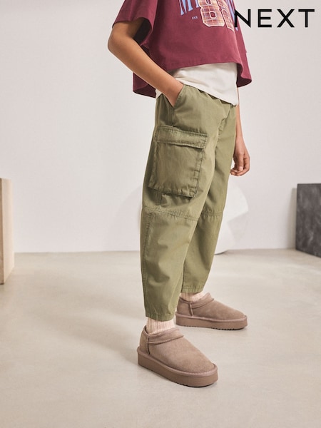 Khaki Green Cargo Trousers (3-16yrs) (AM8844) | €21.50 - €28