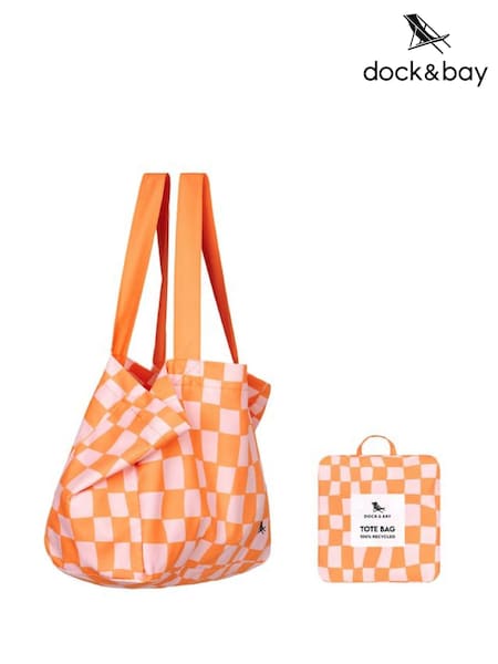 Dock & Bay Groovy Check Everyday Travel Foldaway Bag (AM9076) | €20