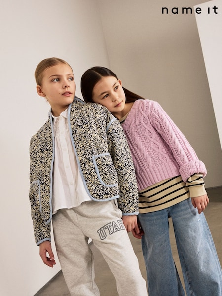 Name It Quilted Floral Quilted Jacket (AM9115) | ‏223 ر.س.‏