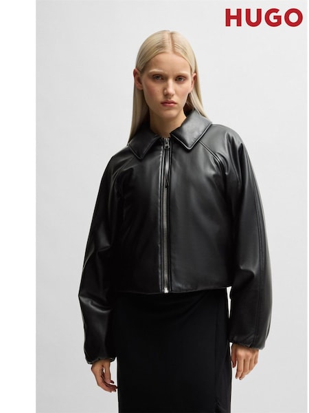 HUGO Black Regular Fit Padded Jacket (AM9282) | ₪1,604