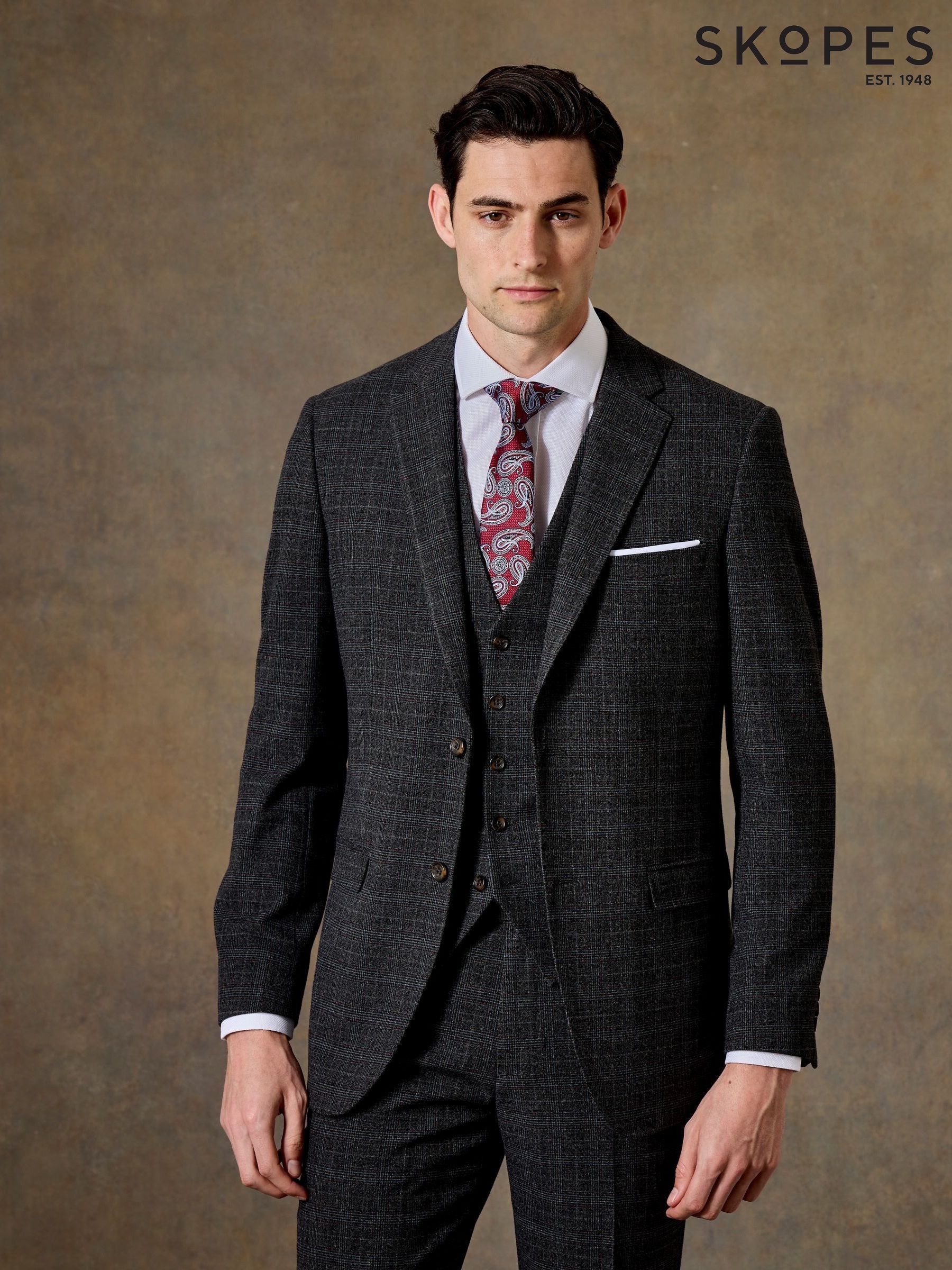 Next skinny fit suits online
