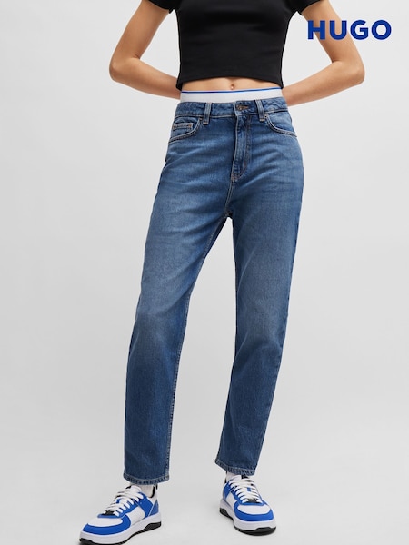 Hugo Mom Fit Denim Jeans (AM9343) | ‏498‏₪