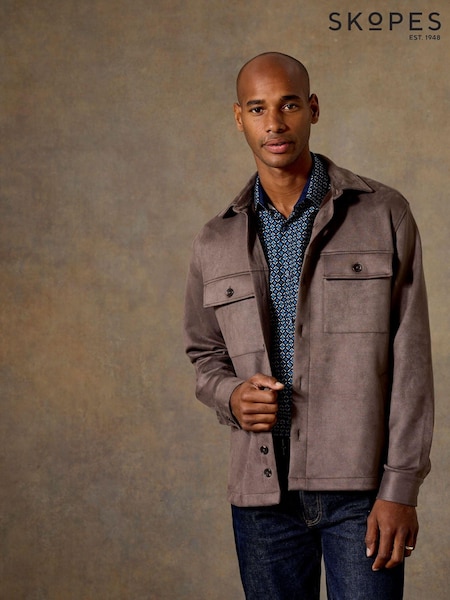بني موكا - Skopes Regular Fit Casual Shacket (AM9380) | ‏204 د.إ.‏