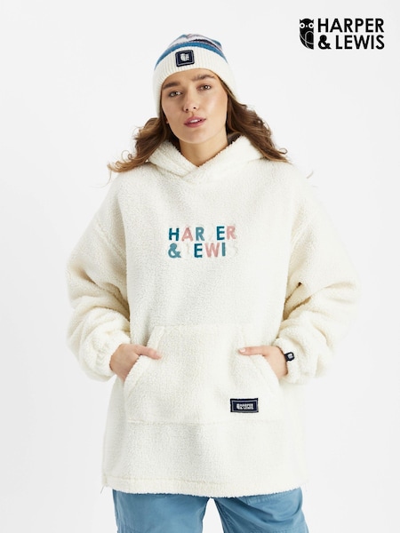 Harper & Lewis Joss Hooded Sherpa Fleece (AM9431) | €71