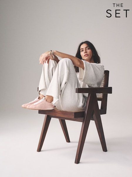 The Set Blue/Grey 2 Pack Loopback Wide Leg Joggers (AM9437) | R$ 275