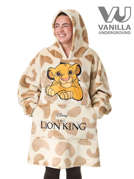Vanilla Underground Cream Womens Disney Lion King Blanket Hoodie (AM9615) | €58