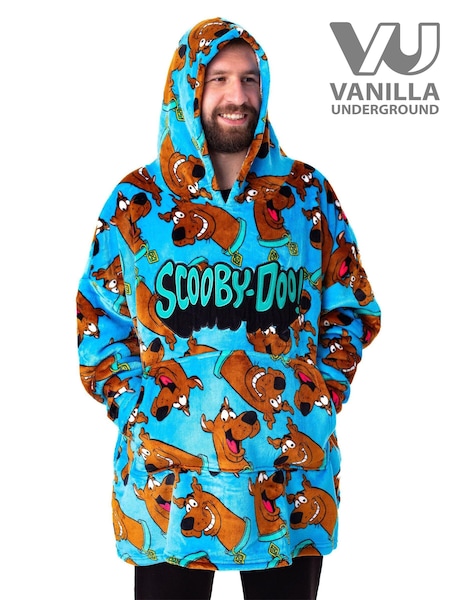 Vanilla Underground Blue Mens Scooby Doo Blanket Hoodie (AM9626) | €50