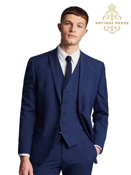 Синий - Стандартный крой - Antique Rogue Slim Bright Jacket (AM9695) | €152