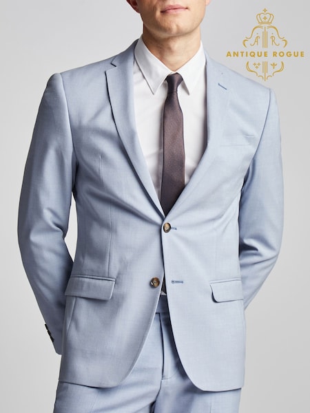 Antique Rogue Blue Cloud Skinny Jacket (AM9703) | €152