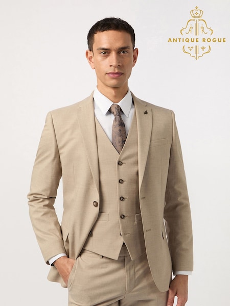 Cream - Standardni kroj - Antique Rogue Slim Plain Jacket (AM9708) | € 151
