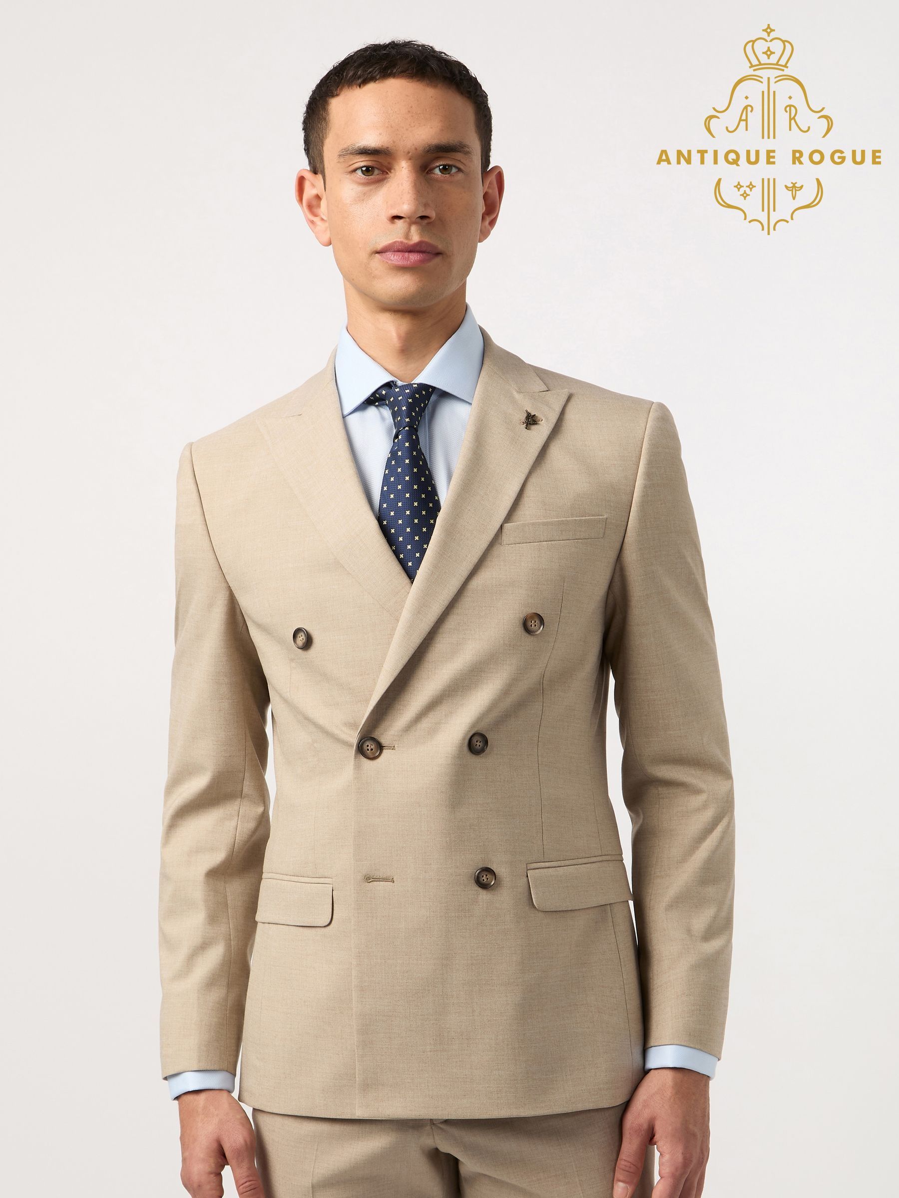 【PORTERNA】Rogue Antique Gold Button Round Neck Jacket club monaco gold blazer jacket 0 silk wool new | eBay