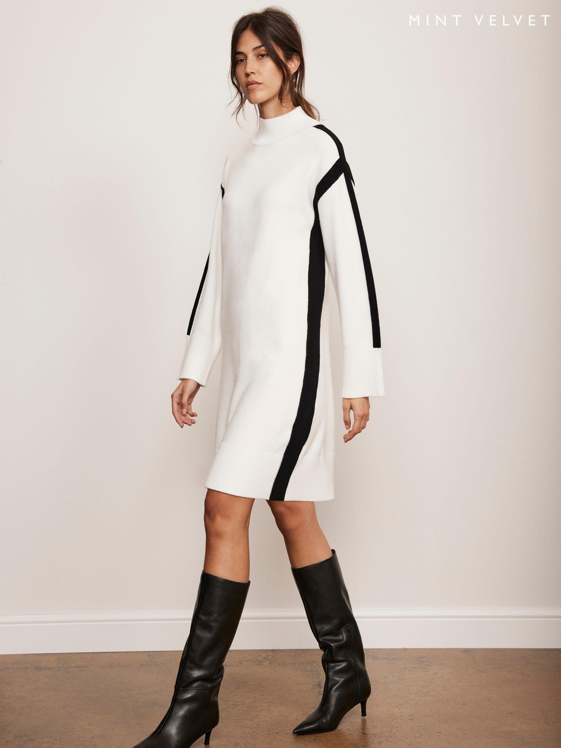 Womens white shift dress top