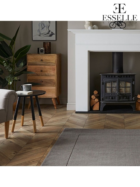 Esselle Grey Esme 120x170cm Wool Rug (AN1274) | SGD 194