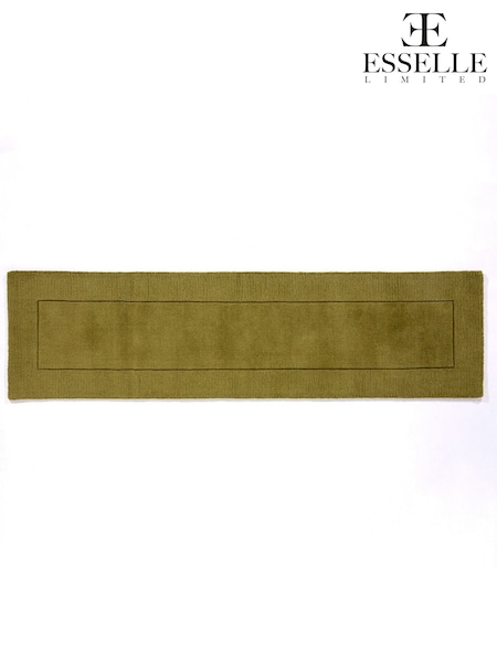 Esselle Green Esme 60x230cm Wool Runner (AN1280) | €108