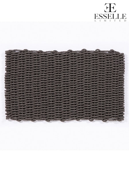 Esselle Grey Didsbury 45x75cm Slate Braided Polypropylene Mat (AN1309) | kr557