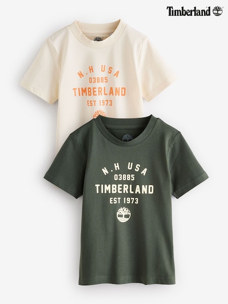 Timberland Green Logo T-Shirts 2 Pack (AN1334) | 50 € - 64 €