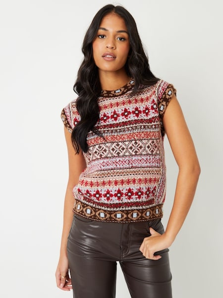 Threadbare Brown Knitted Jumper (AN1355) | €50