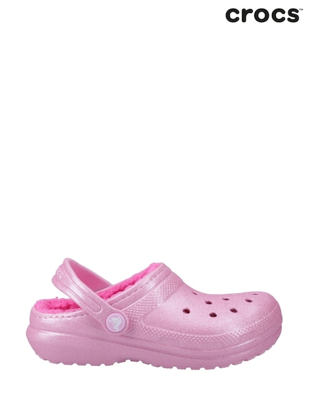 Roz - Crocs Kids Classic Glitter Lined Sabot (AN1458) | 260 LEI
