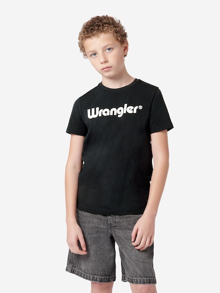 Musta - Wrangler Boys Tubular 100% Cotton T-shirt (AN1489) | €28 - €35