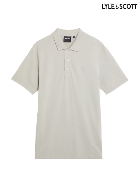 Lyle & Scott Grey Superfine Polo Shirt (AN1493) | €79