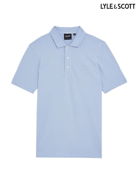 Lyle & Scott Blue Superfine Polo Shirt (AN1500) | €79