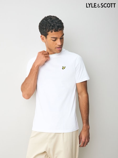 Lyle & Scott White Tipped T-shirt (AN1505) | €50