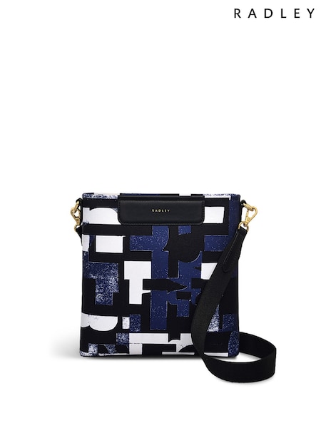 Radley Small Southwell Gardens Abstract Geo Zip Top Cross-Body Bag (AN1554) | ₪498
