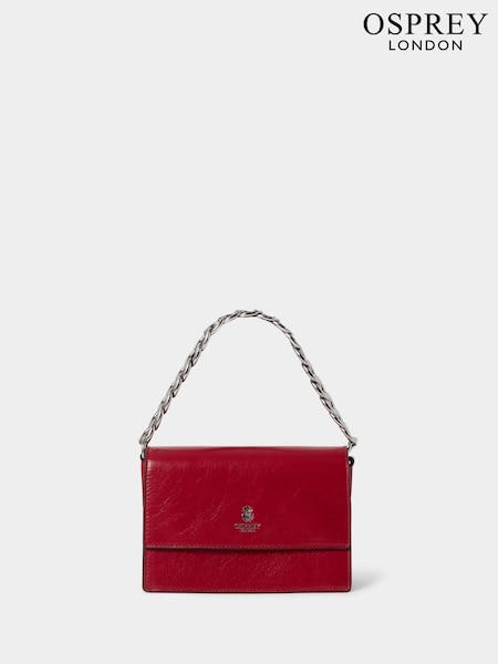 OSPREY LONDON The Chunky Chain Mini Leather Clutch (AN1582) | €258