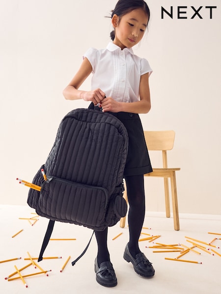 Gesteppt, schwarz - Backpack (AN1715) | 33 €
