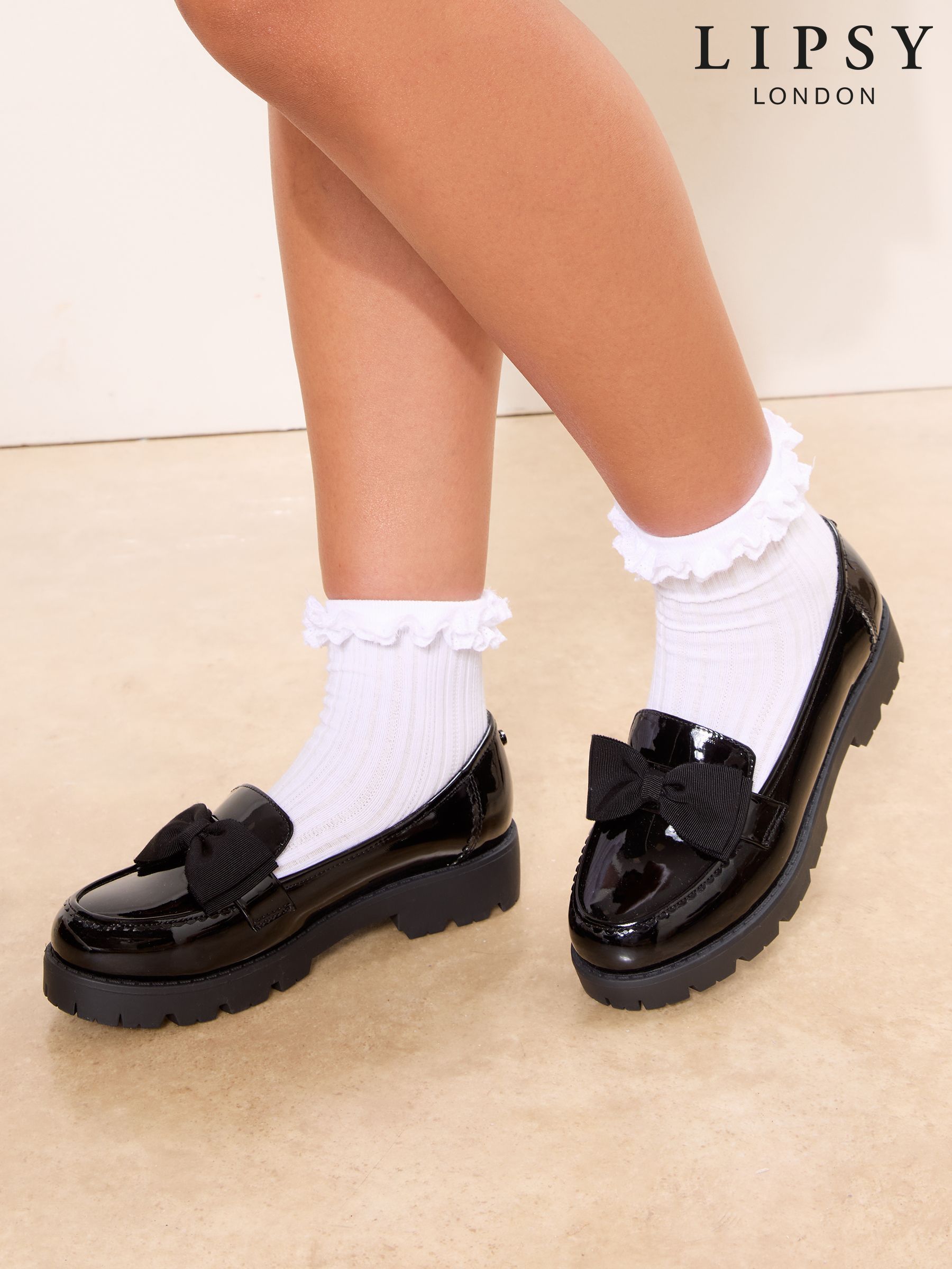 Buy Girls' Shoes Black Loafer Online | Next Bosnia and Herzegovina