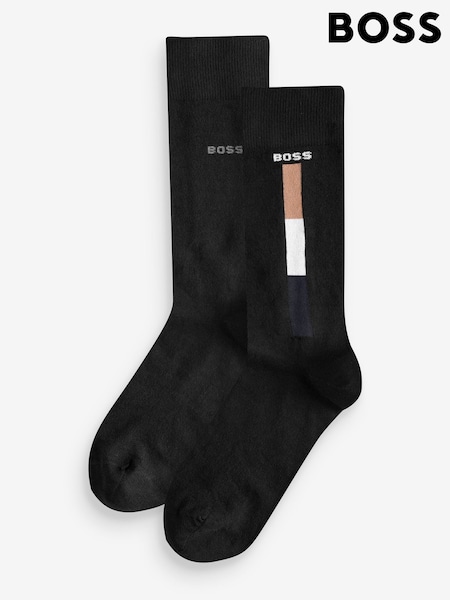 BOSS Black Iconic Cotton Socks 2 Pack (AN2043) | €25