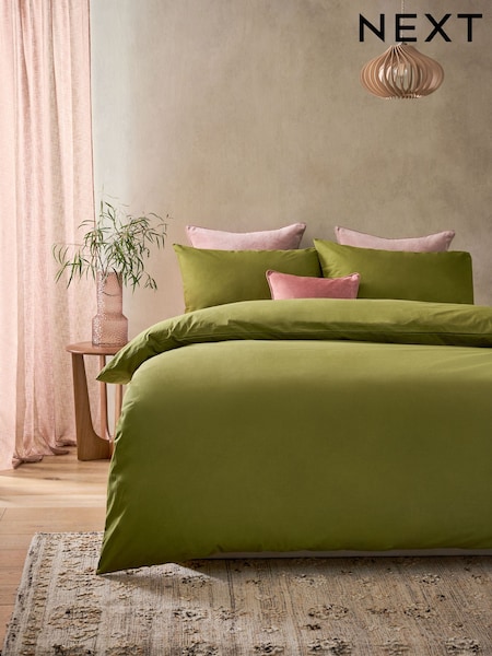 Cotton Rich Duvet Cover and Pillowcase Set (AN2203) | R$ 175 - R$ 440