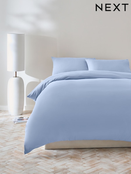 Pale Blue Non Iron Simply Soft Microfibre Duvet Cover and Pillowcase Set (AN2207) | €13 - €33