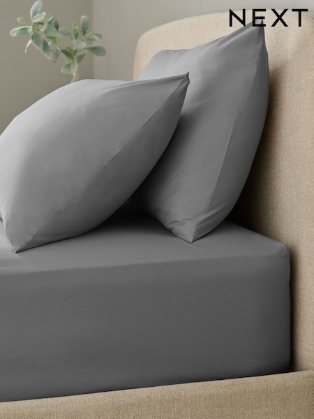 Charcoal Grey Non Iron Simply Soft Extra Deep Fitted Sheet (AN2213) | 1,530 ISK - 2,755 ISK