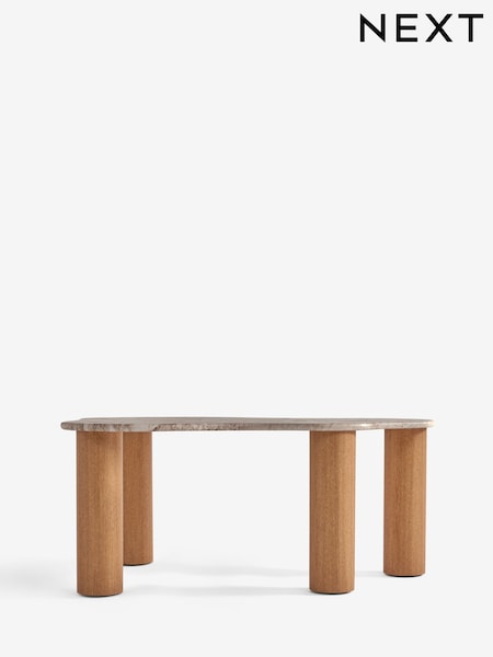 Natural Puddle Marble Effect Large Coffee Table (AN2222) | €340