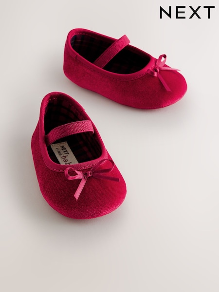 Red Baby Ballet Shoes (0-18mths) (AN2316) | 49 QAR