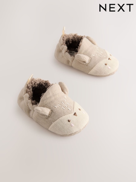 Neutral Baby Character Slip-On Shoes (0-18mths) (AN2324) | AZN 22