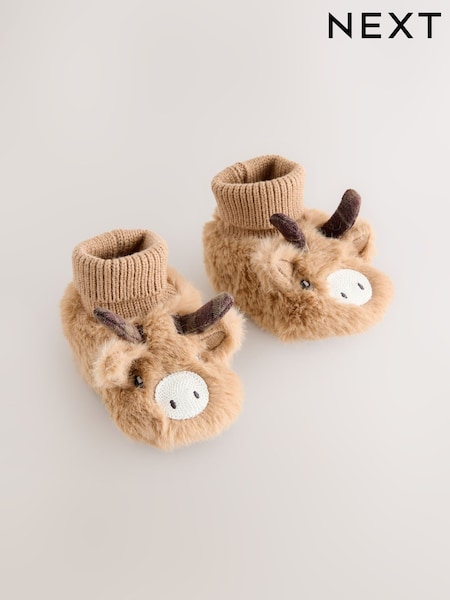 Tan Brown Hamish Baby Sensory Sock Top Boots (0-18mths) (AN2337) | AED51