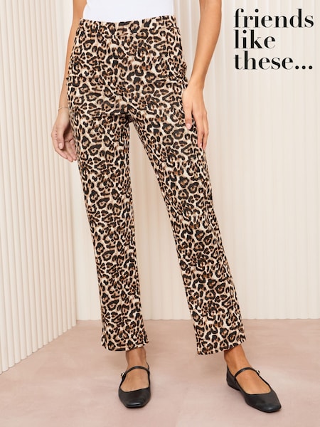 Friends Like These Straight Leg Jacquard Trousers (AN2494) | ‏176‏₪