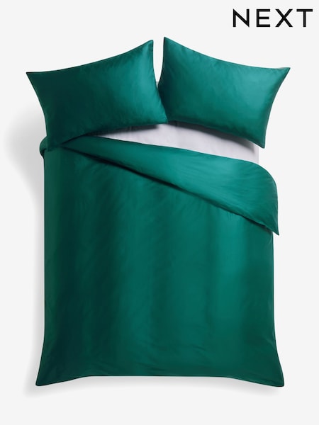 Teal Blue 400 Thread Count 100% Egyptian Cotton Sateen Luxury Duvet Cover and Pillowcase Set (AN2498) | 7,660 ISK - 12,560 ISK