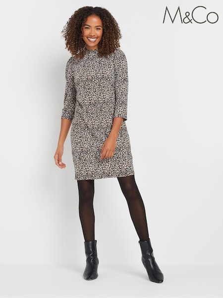 M&Co Natural Pocket Tunic Dress (AN2676) | ₪196