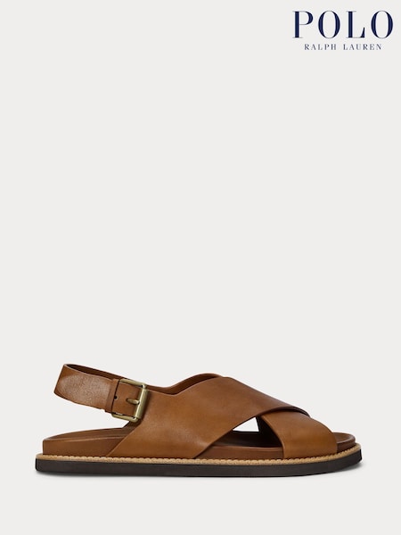 Maro - Polo Ralph Lauren Zane Leather Cross Strap Sandals (AN2705) | 1,184 LEI