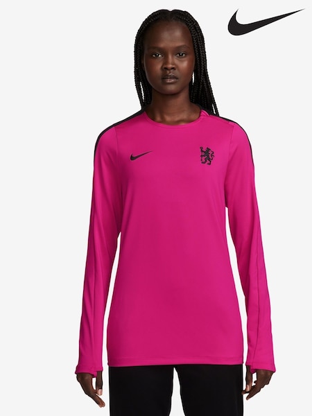 Nike Pink Womens Chelsea Strike Training Crew Sweatshirt (AN2782) | 3,905 UAH